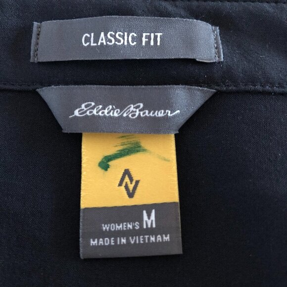 Eddie Bauer Departure 2.0 Classic Fit Casual Lg Sleeve Shirt UPF 50+ Navy Sz M - Picture 10 of 11